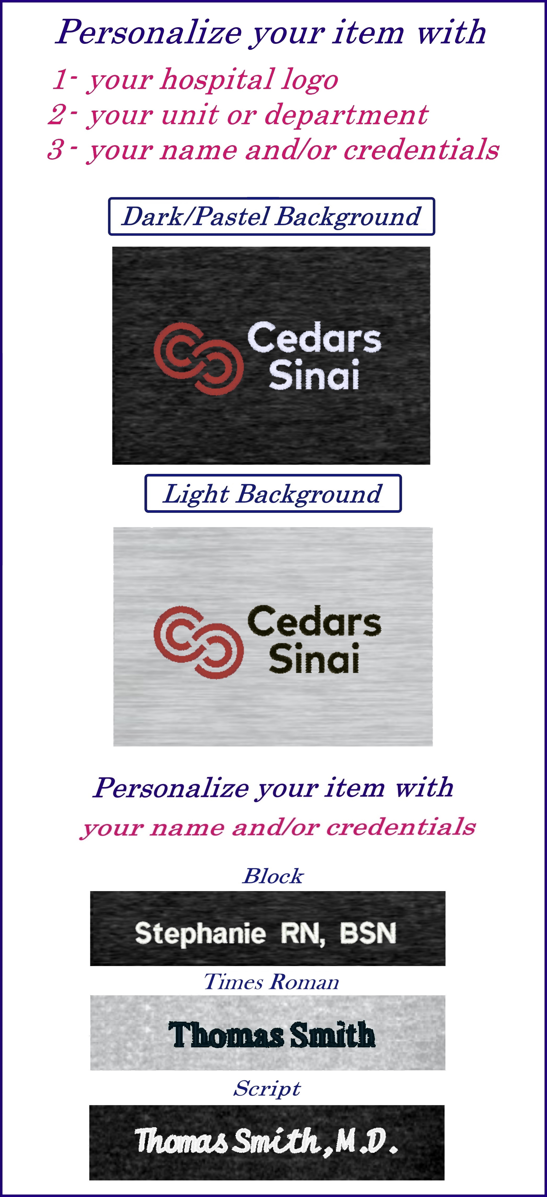 Cedars Sinai Apparel