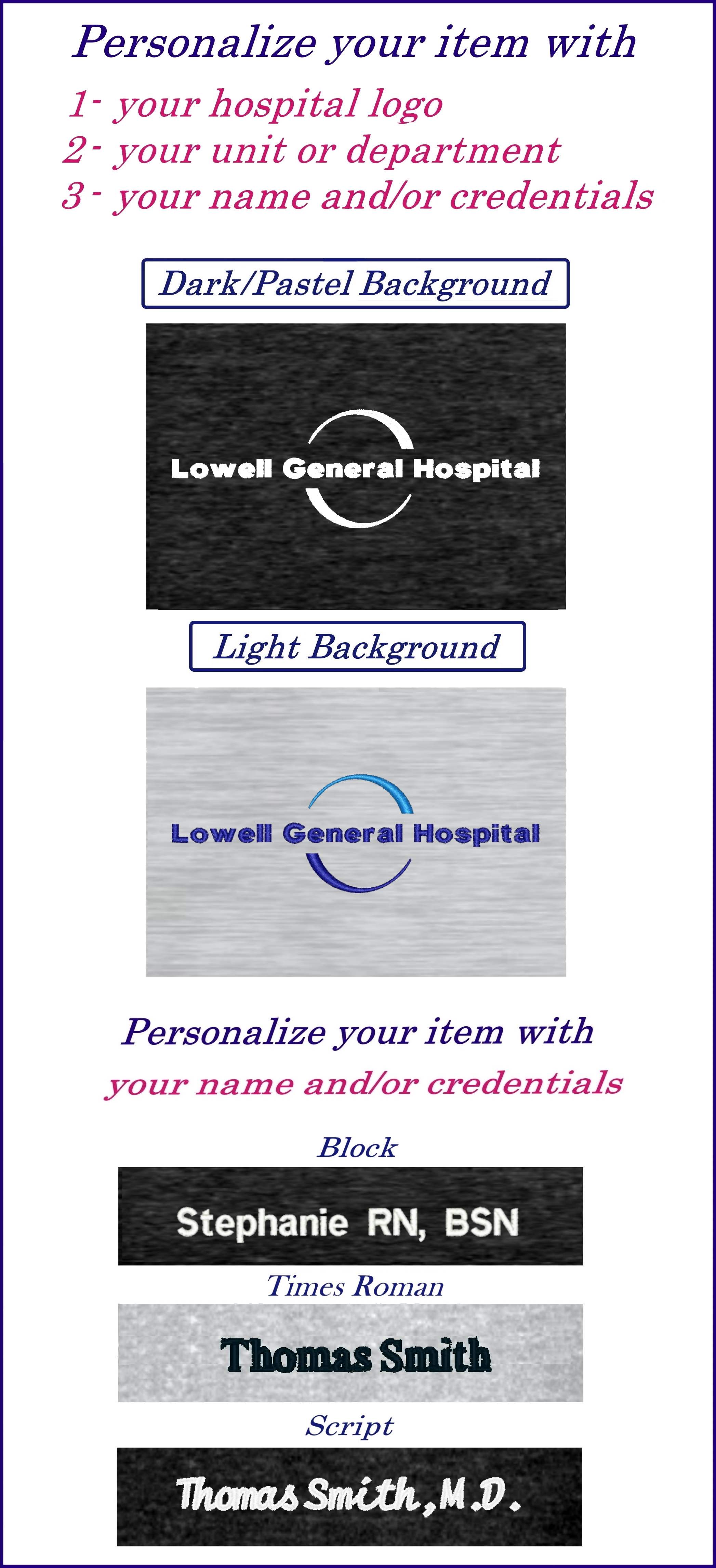 Lowell General Hospital Apparel