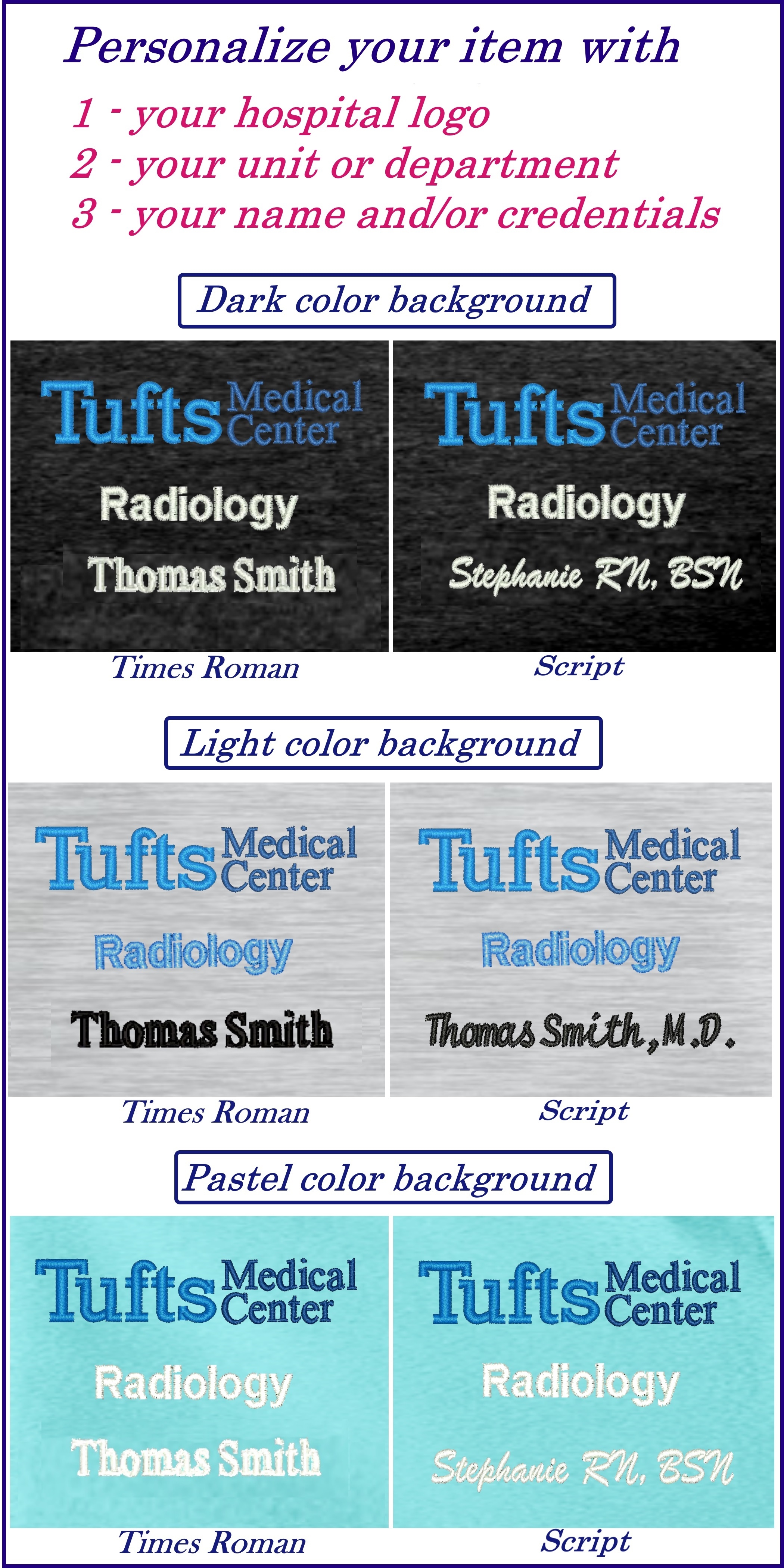 Allen's Hospital Uniforms Tufts Medical Center Hospitals QT Hospitals