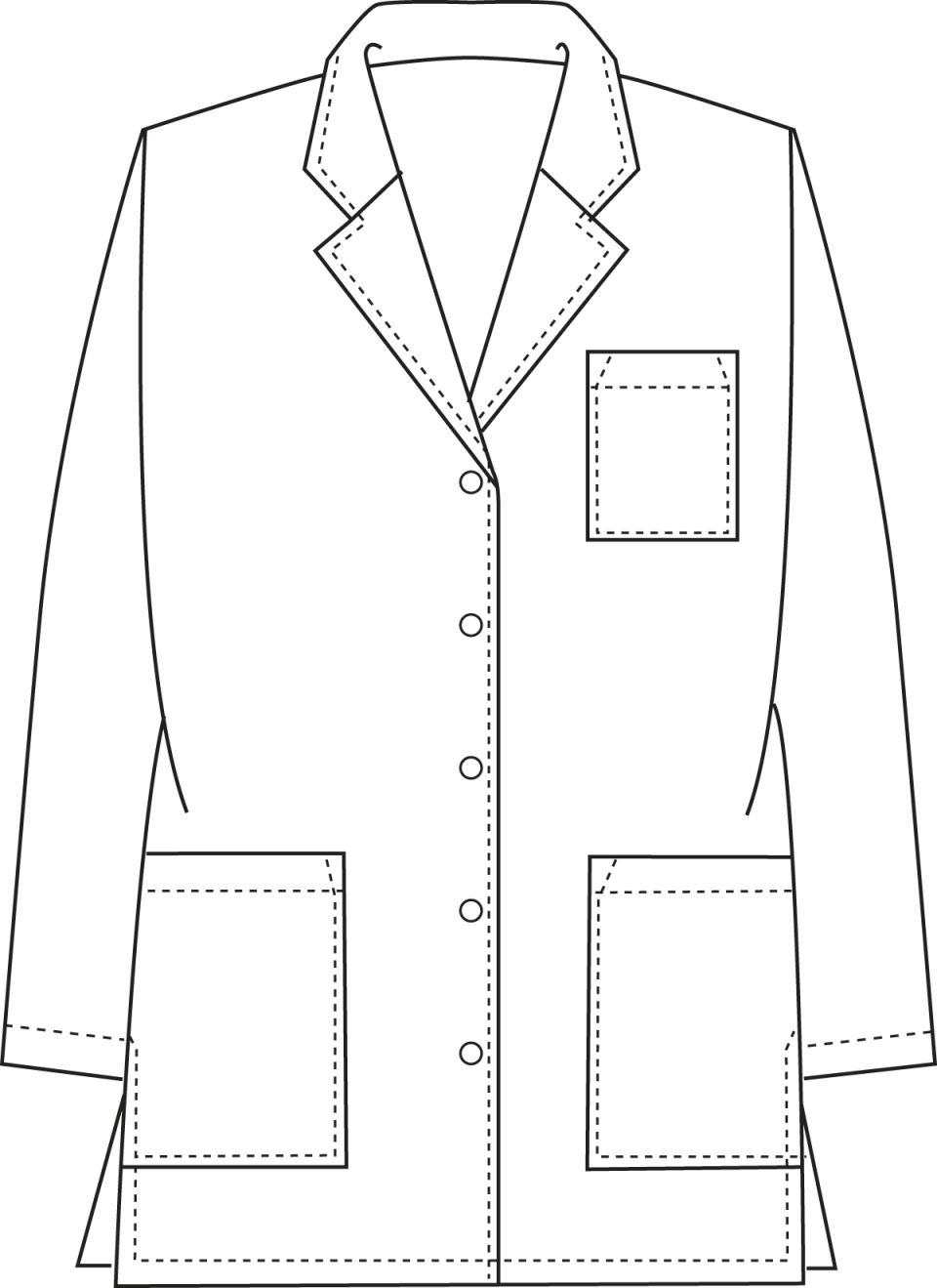 Cherokee Women's 32" Poly/Cotton Twill Lab Coat 1462