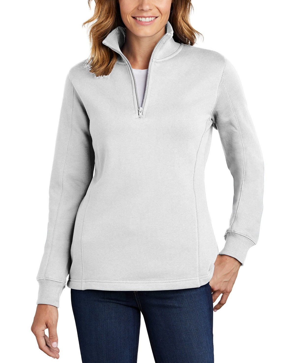 SanMar Women's SportTek 1/4Zip Sweatshirt LST253