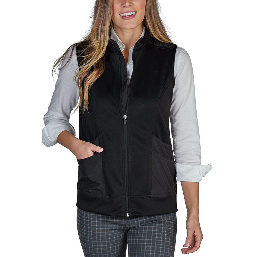 Charles River Women's Ashby Mixed Media Vest 5296