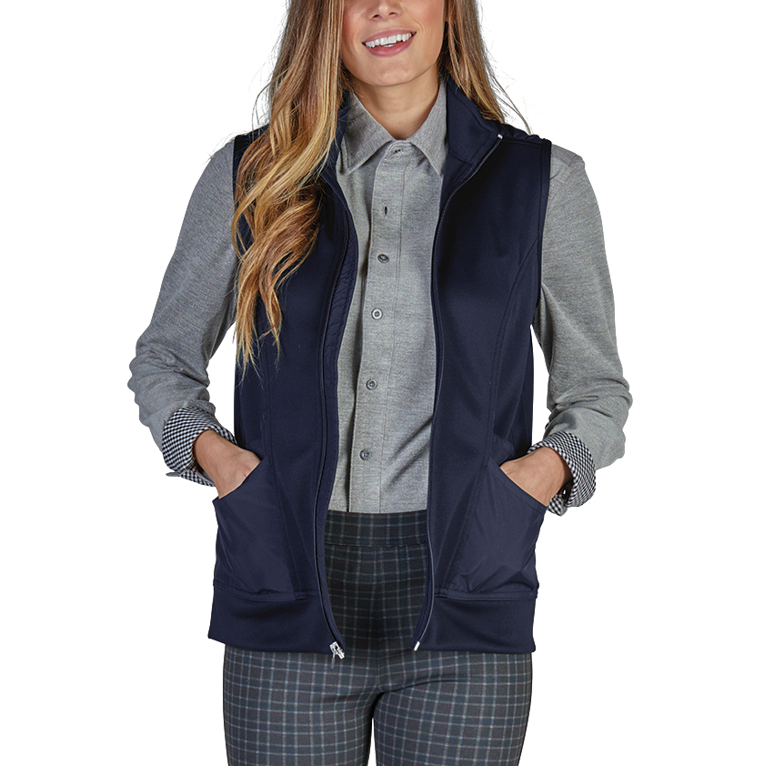 Charles River Women's Ashby Mixed Media Vest 5296