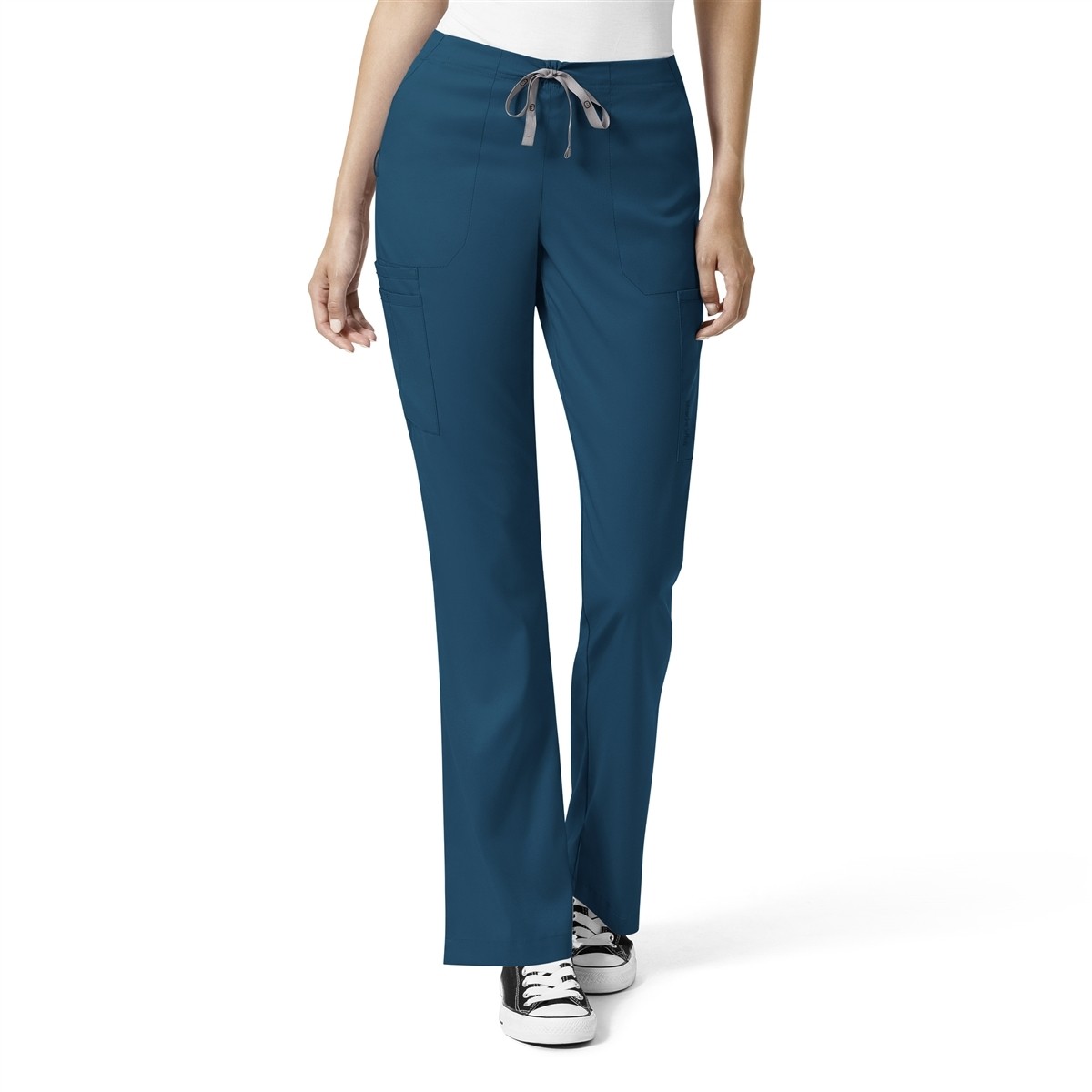 WonderWink Pro Women's Moderate Flare Leg Cargo Scrub Pant 5319