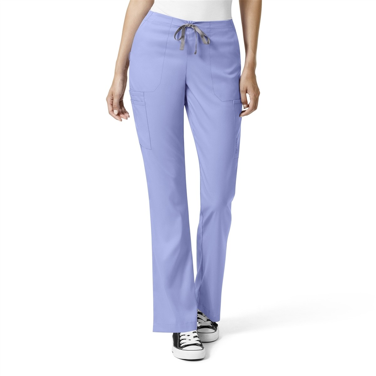 WonderWink Pro Women's Moderate Flare Leg Cargo Scrub Pant 5319
