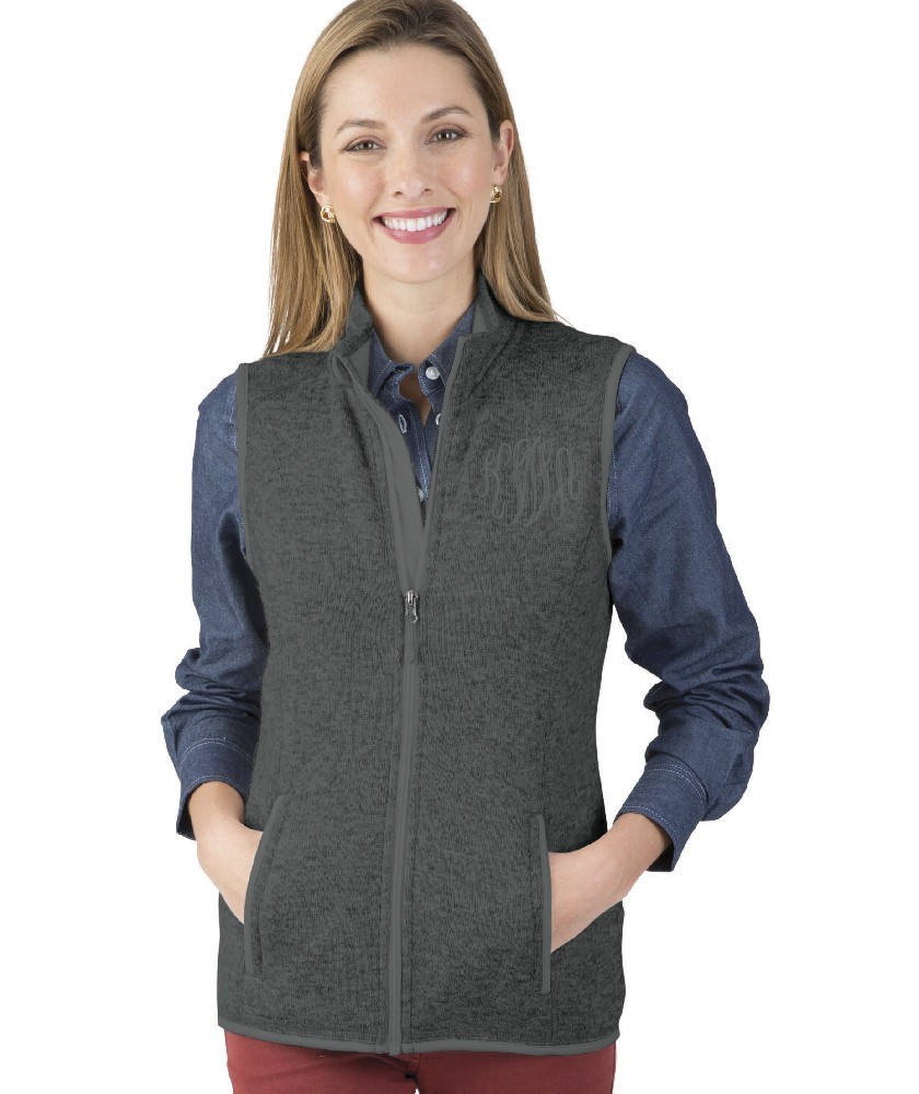 Charles River Women's Heathered Fleece Vest 5722