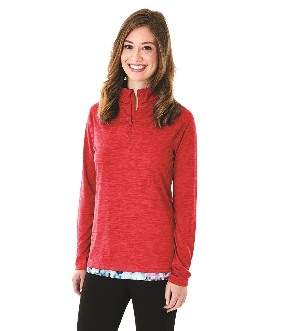 Charles River Women's Space Dye Performance Pullover 5763