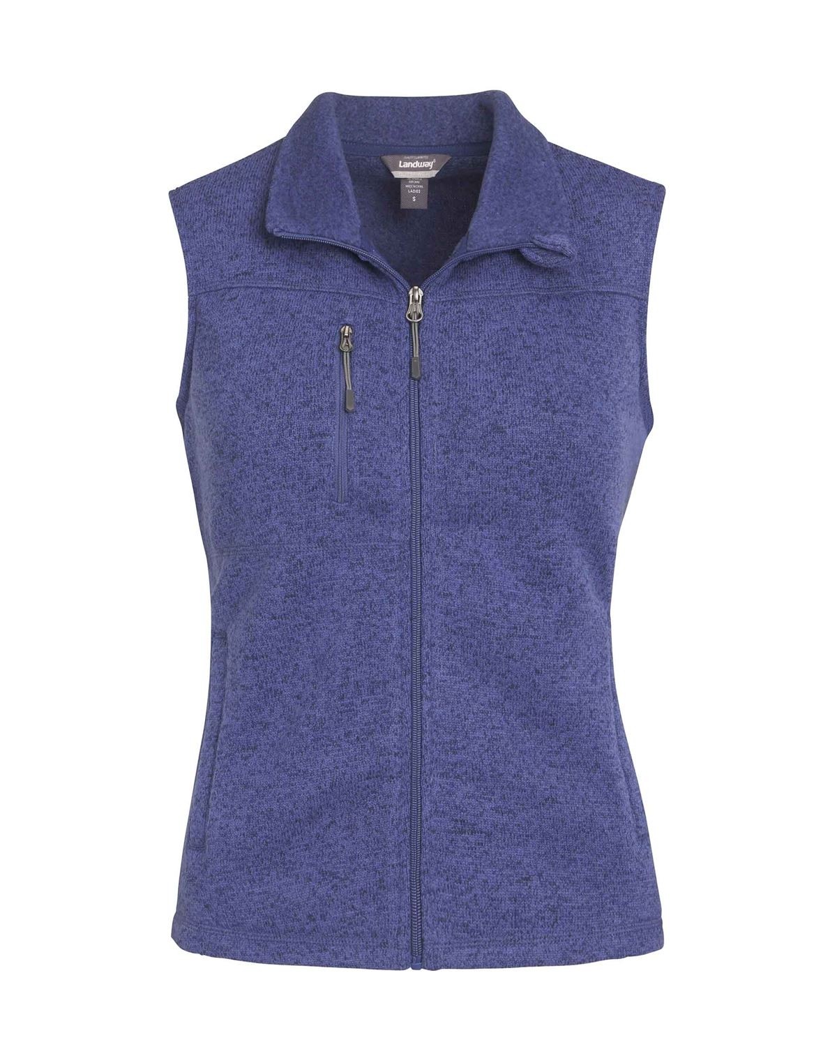 Landway Women's Ashton SweaterKnit Fleece Vest 9825
