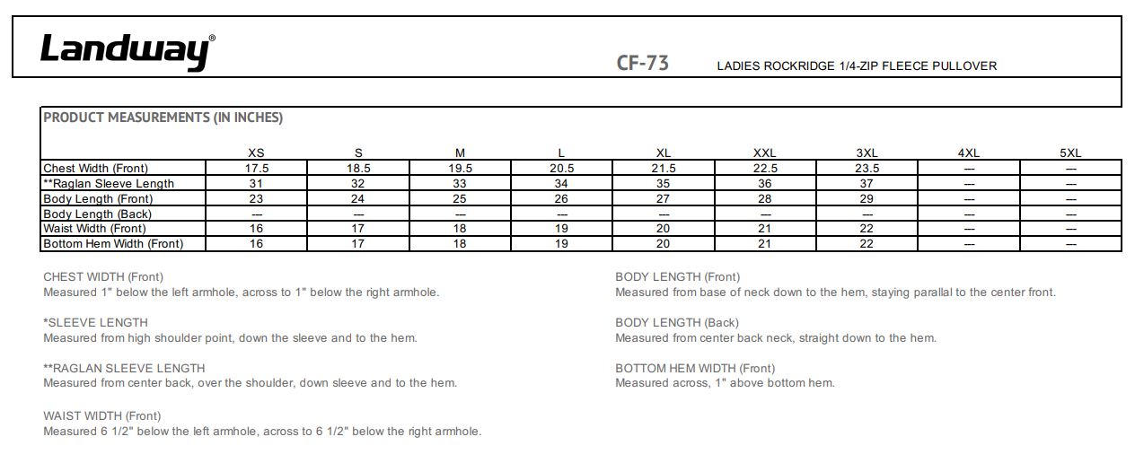 Landway Women's Rockridge Pullover Cotton Sweatshirt CF73