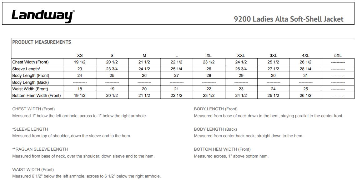 Landway Women's Alta Softshell Jacket 9200